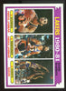 1981-82 Topps Basketball # 55 Los Angeles Lakers 'Team Leaders' w/Jabbar  EXMT