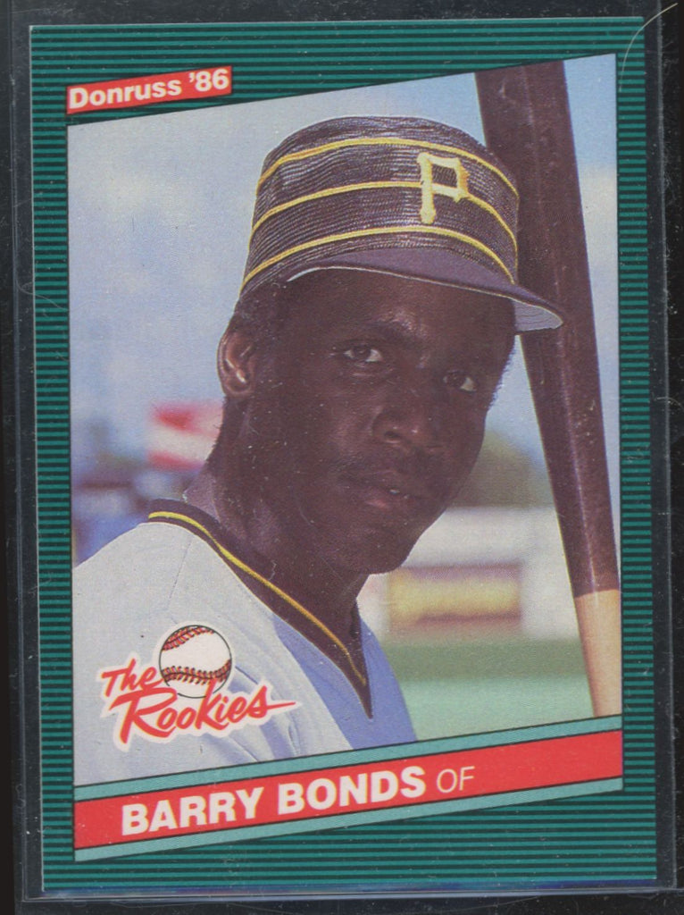 1986 Donruss The Rookies Set Break # 11 Barry Bonds (RC) NM