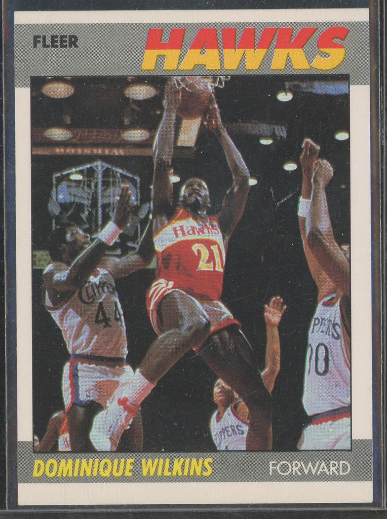1987 Fleer Basketball - Dominique Wilkins #118 - NM