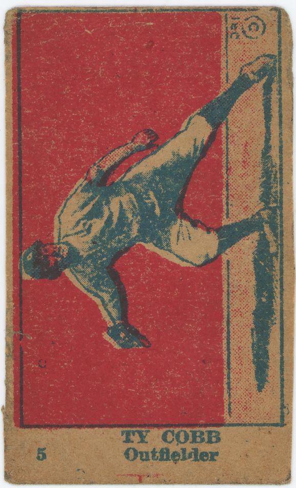 1920 W516-2-1 Ty Cobb Strip Card -  Good Condition