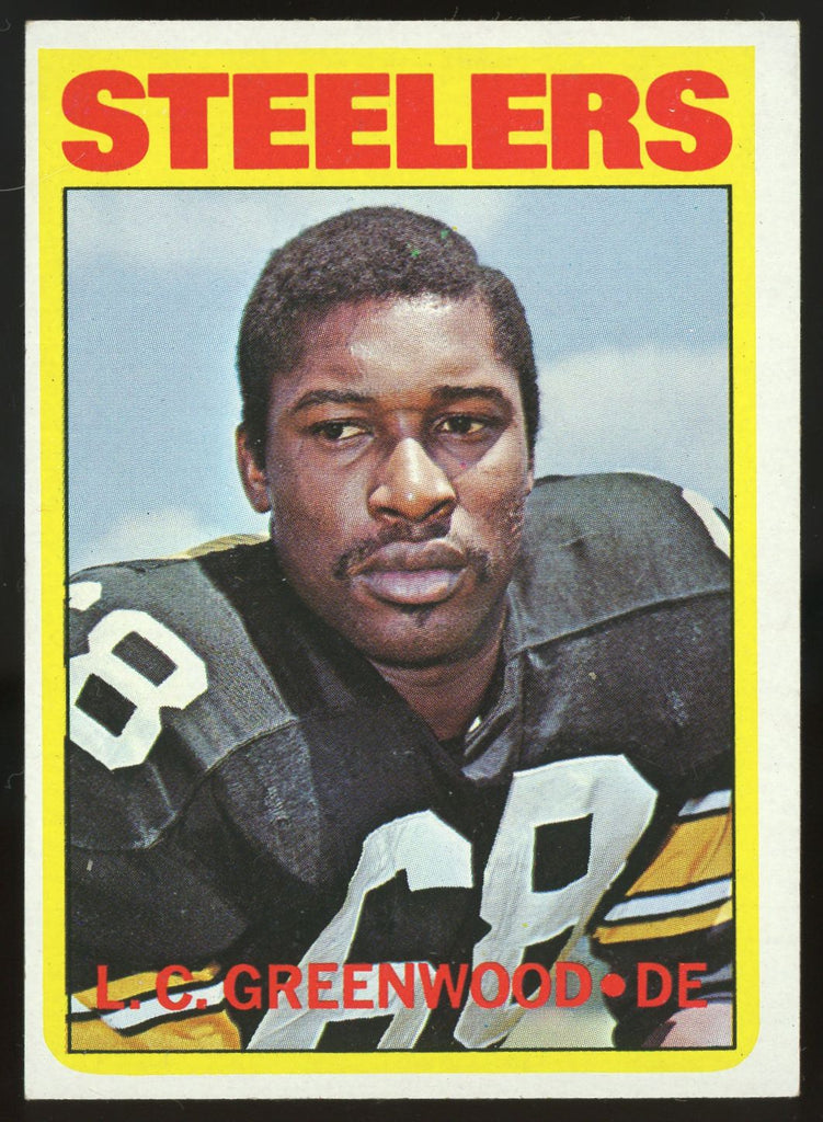 1972 Topps L.C. Greenwood (RC) Steelers #101 EX-MT