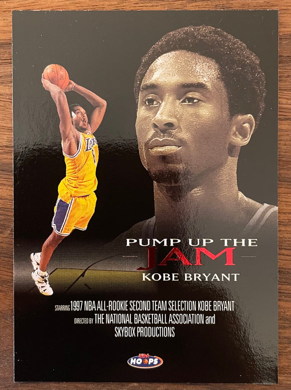 1998-98 NBA Hoops Kobe Bryant #PJ4 Pump Up The Jam Insert- Lakers NM