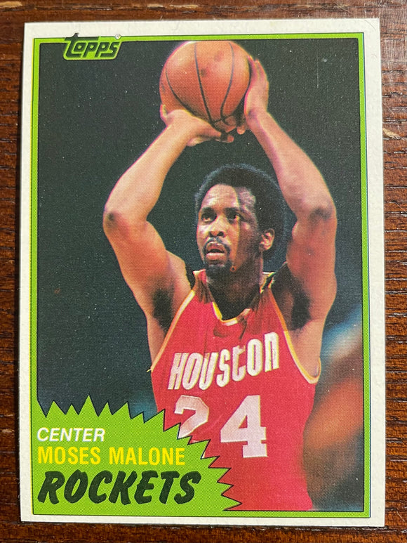 1981-82 Topps Moses Malone - NM