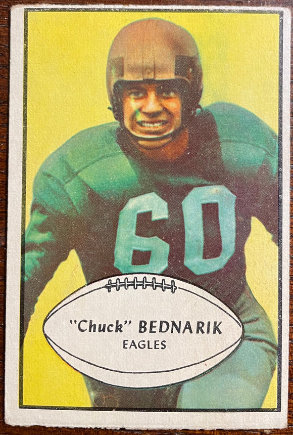 1953 Bowman #24  Chuck Bednarik G-VG