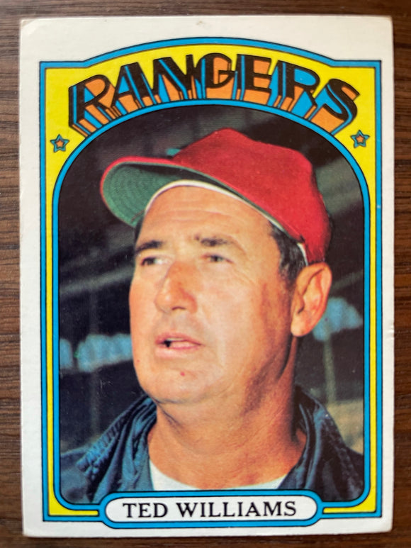 1972 Topps Ted Williams #510 VGEX