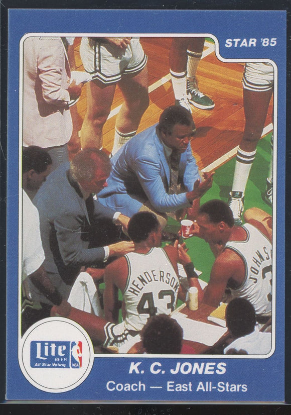 1985 Star Basketball Lite All-Stars KC Jones #1 NM-MT