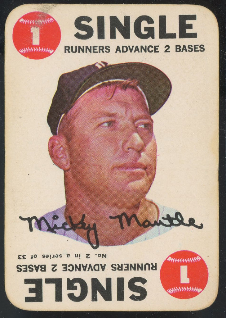 1968 Topps Game Mickey Mantle #2 GD (Pick One)