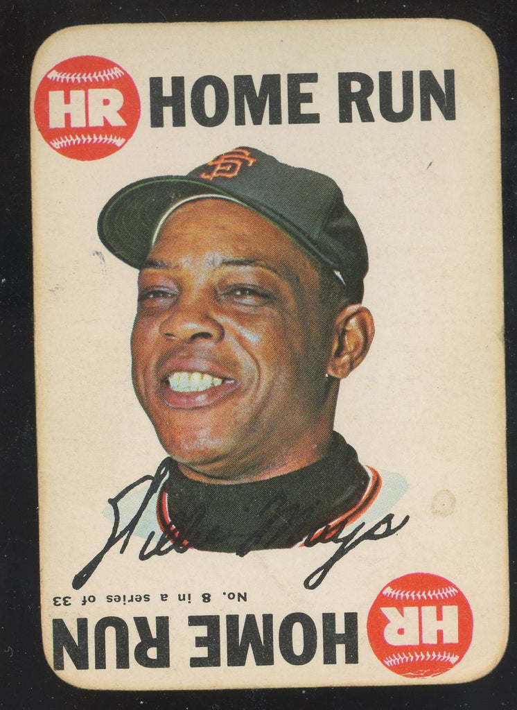 1968 Topps Game Willie Mays #8 GD