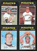 1971 Topps Pittsburgh Pirates Team Set EX-EX/MT CLEMENTE, STARGELL (26)