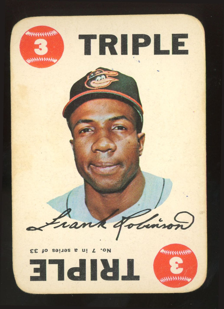 1968 Topps Game Frank Robinson (Orioles) HOF #7 GD