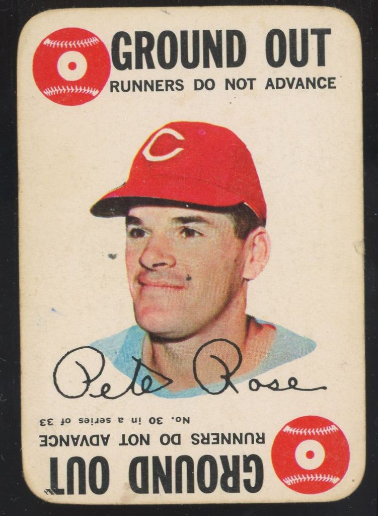1968 Topps Game Pete Rose (REDS) #30 GD