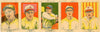 1923 W515-2 Uncut 5 Card Strip - Grimes (HOF), Heilmann (HOF)